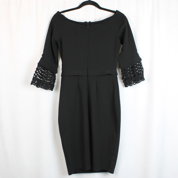 City Goddess Black Cocktail Dress - Picture 6 of 7